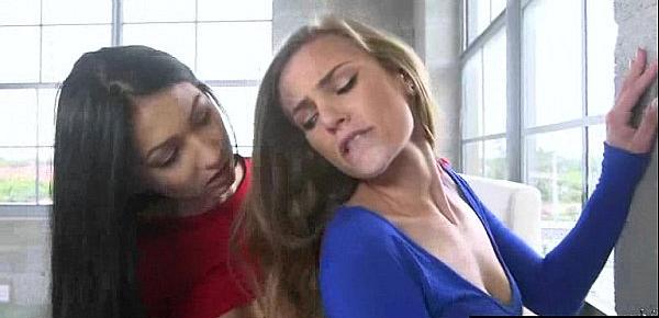  Young Lez Girls (Sydney Cole & Cyrstal Rae) Play In front Of Camera mov-30